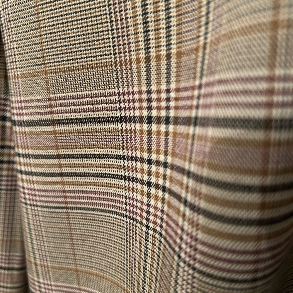 Haver & Blair London wide leg plaid trousers, NWT, L - Picture 3 of 5